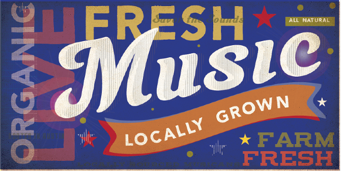 Central Market Music Banner Concepts Freach Design